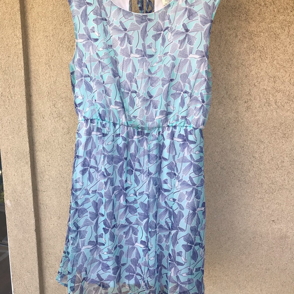 Cute floral print dress (double layer fully lined)